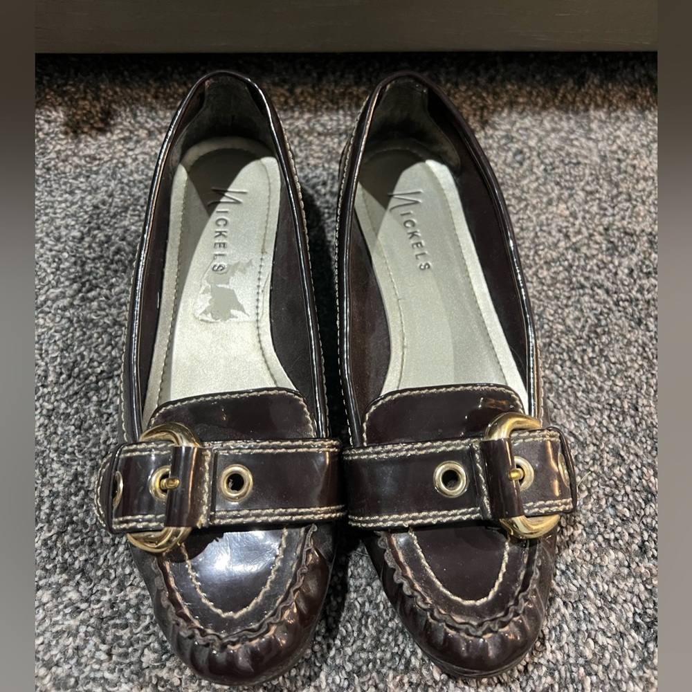 NWOT Nickels Brown Flats size 6.5